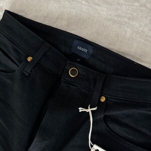 KHAITE vivian stretch jeans black size 27
